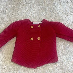 Elegant Baby Red Sweater 0-6 Months